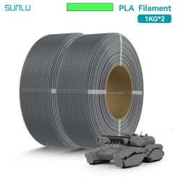 SUNLU 2KG PLA/PETG/PLA PLUS Filament 1.75mm 1KG Without Tray 3D Printer Filament for 3D Pen & Refill Filament