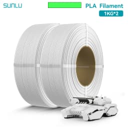 SUNLU 2KG PLA/PETG/PLA PLUS Filament 1.75mm 1KG Without Tray 3D Printer Filament for 3D Pen & Refill Filament