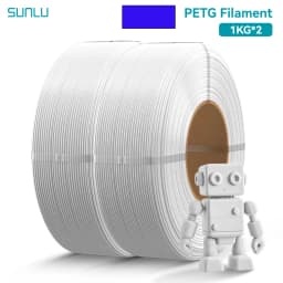 SUNLU 2KG PLA/PETG/PLA PLUS Filament 1.75mm 1KG Without Tray 3D Printer Filament for 3D Pen & Refill Filament