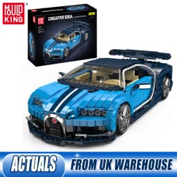Mould King 10111 Technical Car Toys The Blue Sport Car Building Block Assembly Racing Car Model Brick Set Kids Christmas Gift