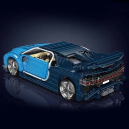 Mould King 10111 Technical Car Toys The Blue Sport Car Building Block Assembly Racing Car Model Brick Set Kids Christmas Gift