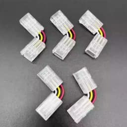 3Pin Connector for 8mm 10mm CCT Tunable COB LED Strip Light Solderless Strip to Wire Strip to StripTerminal Extension Connection