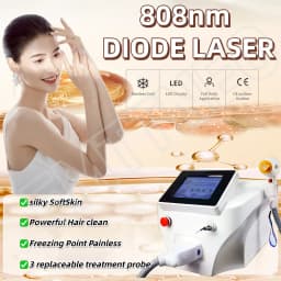Latest Diode laser Hair Removal Device Three Wave Long Power High Configuration Painless Permanent 808 1064 755NM
