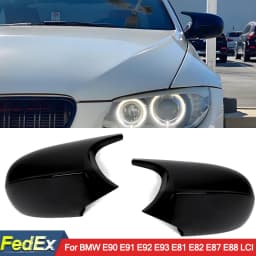 E81 E82 E87 E88 LCI M3 Style Cover E90 E91 for BMW 1 3 Series E92 E93 Rear Mirror Cap Car Accessories 323i 325i 328i 335i