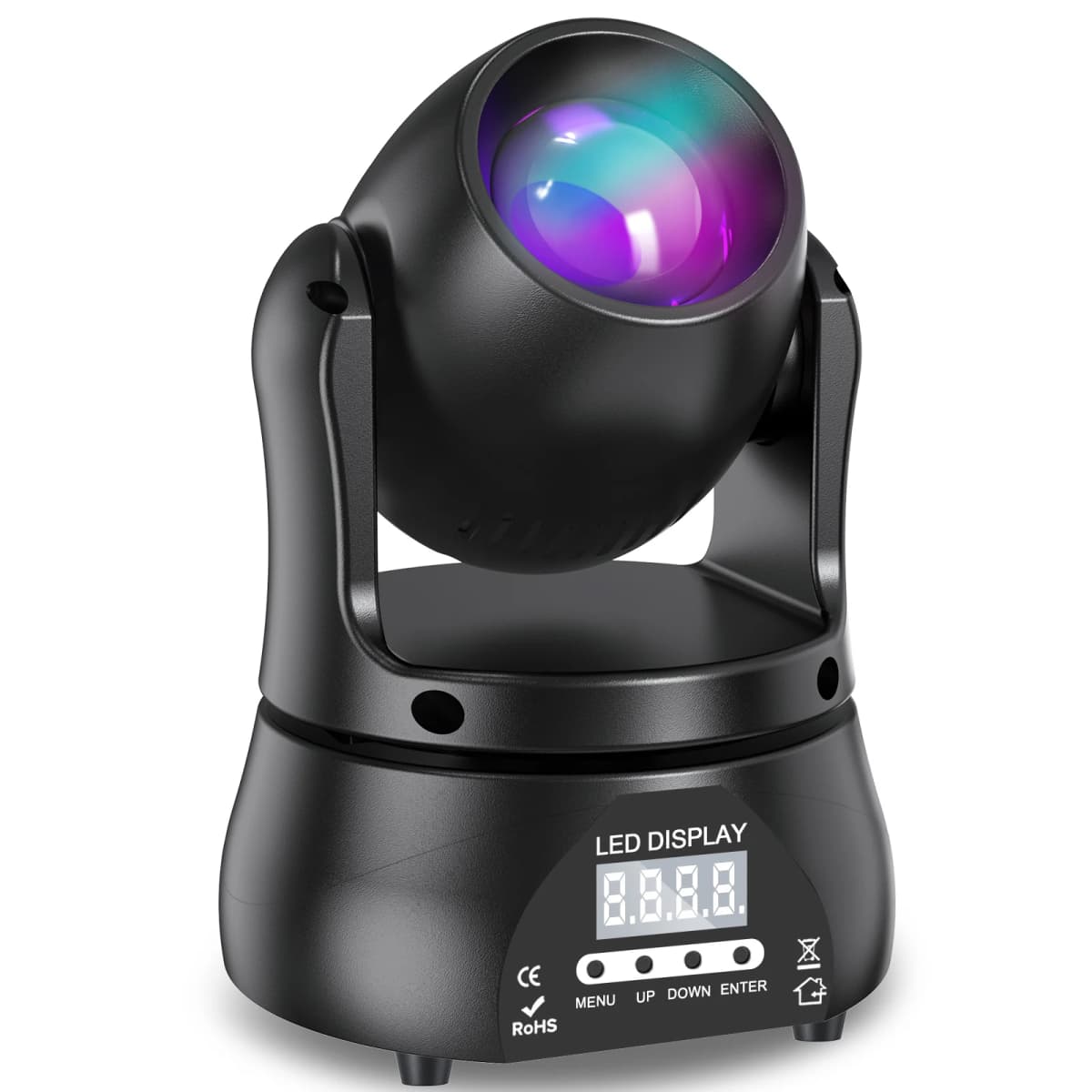 LeLeght 40W Mini Beam Moving Head Light Stage Light Standard DMX512 13CH for DJ Concert Party Weddings Nightclub Dance Hall