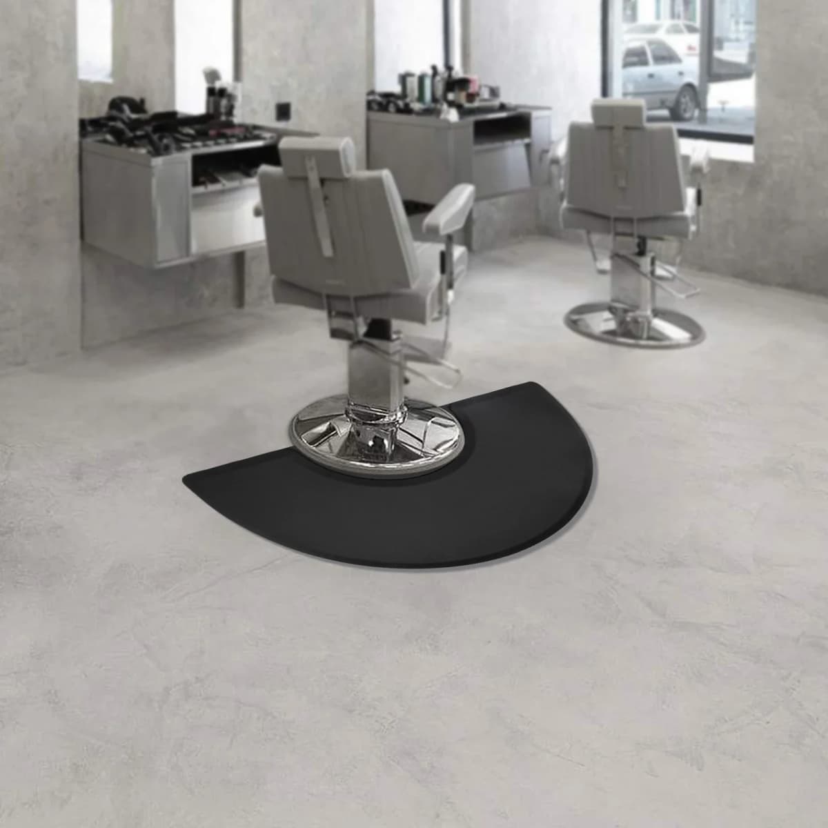 Salon Floor Mat 3ft x 5ft Barber Shop Chair Mat for Chair Base Salon & Barber Supplies