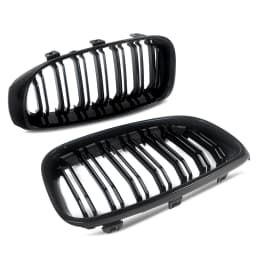 Front Bumper Kidney Grille Grill For BMW F34 328i 330i 340i 335i 3-Series GT 2012 2013 2014 2015 2016 2017 2018 Gloss Black Pair