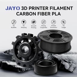 JAYO PLA-CF 3D Printer Filament 1.75mm PETG-CF/PLA Carbon Fiber Filament High Toughness Heat-Resistant 3D Printing Materials