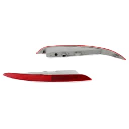 2PCS Red Lens Red LED Car Rear Bumper Reflector Lights Tail/Brake Lights Rear Fog Lights for For BMW X6 F16 28i 35i 2014-2018