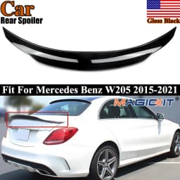 Duckbill PSM Style Trunk Spoiler Wing Lip For Mercedes Benz W205 C200 C250 C300 C43 AMG Sedan 2015-2021 Rear Tail Wing Magickit