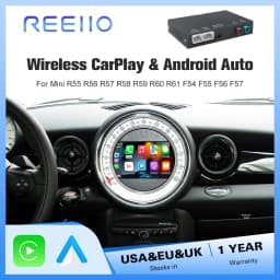 Wireless CarPlay Android Auto For BMW Mini R55 R56 R57 R58 R59 R60 R61 F54 F55 Clubman Countryman Hardtop John Cooper F56 F57