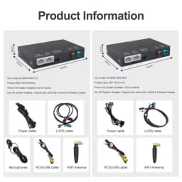 Wireless CarPlay Android Auto For BMW Mini R55 R56 R57 R58 R59 R60 R61 F54 F55 Clubman Countryman Hardtop John Cooper F56 F57