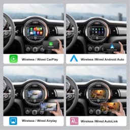 Wireless CarPlay Android Auto For BMW Mini R55 R56 R57 R58 R59 R60 R61 F54 F55 Clubman Countryman Hardtop John Cooper F56 F57