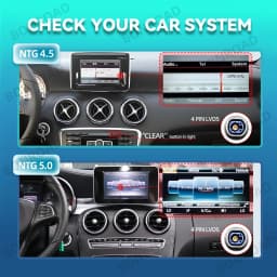 BONROAD 1920*720 10.25 Car Multimedia Touch Screen Wireless CarPlay Android Auto Radio GPS Stereo For Mercedes Benz E Class W212 Mirroring Airplay Autolink Navigation Display