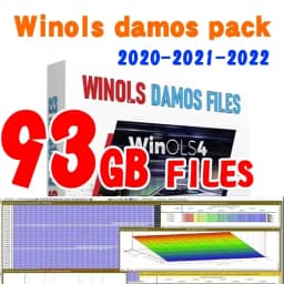 Newest All data 93GB WINOLS DAMOS Big Archive Damos Mappacks for Winols 4.7 Software BIG PACK Package Chip Tuning Maps with HDD