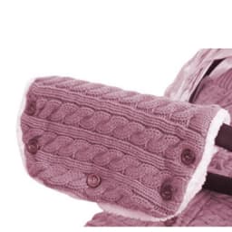 Newborn Baby Winter Warm Pram Pushchair Armrest Infant Button Knit Swaddle Wrap