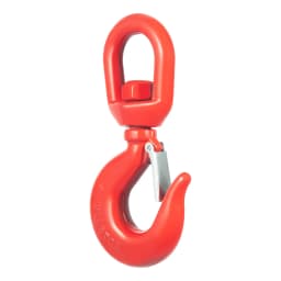 5T Locking Swivel Hook, Heavy Duty Swivel Lifting Hook with Safety Latch for Trailers, Trucks, Construction