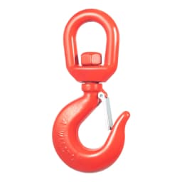 5T Locking Swivel Hook, Heavy Duty Swivel Lifting Hook with Safety Latch for Trailers, Trucks, Construction