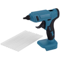 Hot Melt Glue Gun for Makita 18V Battery((Tools Only) with 10 Glue Sticks Heavy Duty Hot Glue Gun for Arts & Crafts & DIY