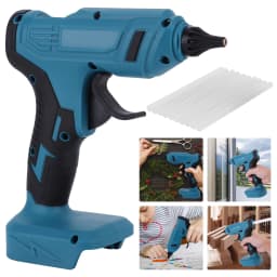 Hot Melt Glue Gun for Makita 18V Battery((Tools Only) with 10 Glue Sticks Heavy Duty Hot Glue Gun for Arts & Crafts & DIY