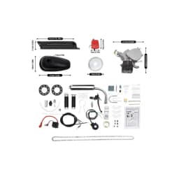 Single Cylinder Air-cooling 2-Stroke Electric Bicycle Engine Kit Bike Gasoline Auxiliar Motorized 100CC Load Capacity 200KG