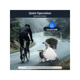 Single Cylinder Air-cooling 2-Stroke Electric Bicycle Engine Kit Bike Gasoline Auxiliar Motorized 100CC Load Capacity 200KG