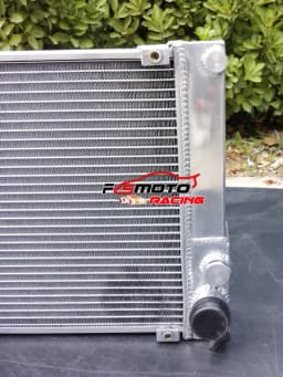 Aluminum Radiator + Fans For PORSCHE 944 2.5L /2.7L NON-Turbo 1983-1988 1984 1985 1986 1987 83 84 85 86 87 88 MT