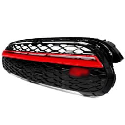GP STYLE Grill Grid Replace FOR MINI COOPER F55 F56 F57 2014-2021 FRONT BUMPER GRILLE GRILL BLACK Red Refit Car Accessories