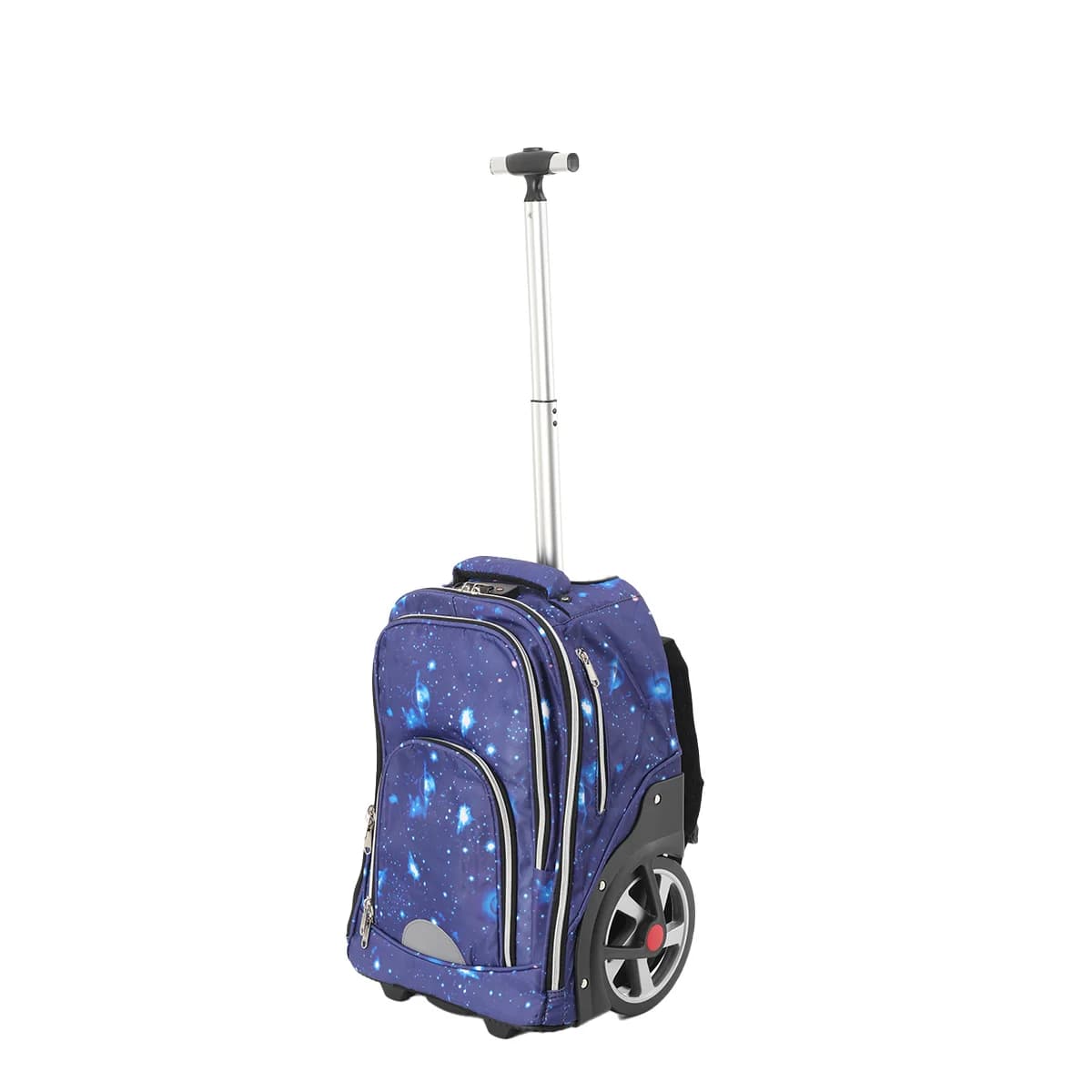 18cm Trolley Backpack With Wheels Large Capacity Wheeled Bag School Backpack Travel Rolling Luggage Laptop Business Luggage