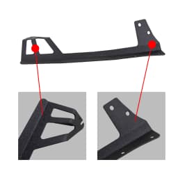 52 inch LED Light Bar Upper Windshield Mounting Bracket for 2007-2017 Jeep Wrangler JK 4WD, Wrangler Unlimited JK 4WD/2WD