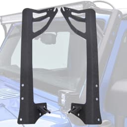 52 inch LED Light Bar Upper Windshield Mounting Bracket for 2007-2017 Jeep Wrangler JK 4WD, Wrangler Unlimited JK 4WD/2WD