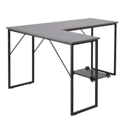 Voltsify Modern L-Shaped Computer Desk Gaming Desk Study Table Writing Desk, 143cm W X 110cm D X 75cm H