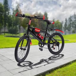Hardtail Mountain Bike for Boys/Girls/Men/Women, 20" Sizes, 6 or 21 Speed Shimano Twist Shifting, Front or Dual Suspension