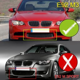 Magickit Bodykits for BMW M3 E92 E93 Coupe Convertible 2doors Rear Bumper Diffuser Front Splitter Lip Side Skirt 2008 2009-2013