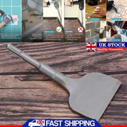 SDS-Plus 75mm x 180mm Cranked Chisel Bit Tool Tiles Floor Walls Masonry Hammer