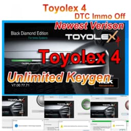 Toyolex 4 & 3 with Unlimited Keygen Denso Lexus Car DTC Disable Software Tool PK for Mascheramento