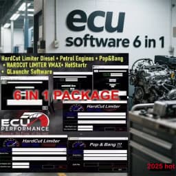 2025 New HardCut Limiter Diesel - Petrol Engines - Pop&Bang - HARDCUT LIMITER VMAX+ HotStartr + QLaunchr Software 6 in 1 Package