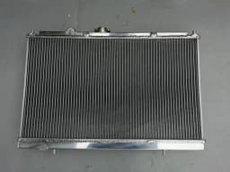 ALUMINUM RADIATOR + FANS For MITSUBISHI LANCER EVO 1 2 3 1992-1996 92 93 96 MT 1993 1994 1995 1996 94 95