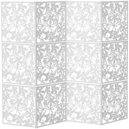 12pcs Hanging Dividers White Wall Dividers Dividers Privacy Screen Hollow Sculpture for Home Hotel Decoration 40x40cm