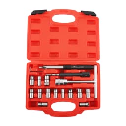 17pc Diesel Injector for Seats Cutter Set Tool Kit For Mercedes-Benz CRD Reamer