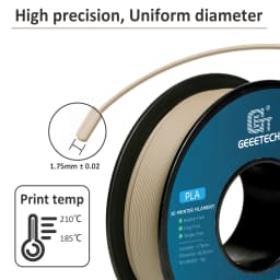 Geeetech Wood PLA 5kg 1.75mm Filament 3D Print Wire Vacuum Packaging Local Warehouses Colorful Plastic for FDM 3D Printer