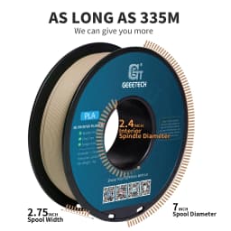 Geeetech Wood PLA 5kg 1.75mm Filament 3D Print Wire Vacuum Packaging Local Warehouses Colorful Plastic for FDM 3D Printer