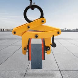 320kg Pallet Puller Clamp, 0-6.5cm Jaw Curb Stone Gripper Lifting Tongs Lifting Transportation Pliers Timber Lumber Stone Tongs