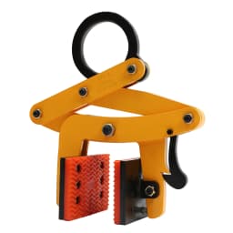 320kg Pallet Puller Clamp, 0-6.5cm Jaw Curb Stone Gripper Lifting Tongs Lifting Transportation Pliers Timber Lumber Stone Tongs