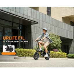 URLIFE F1L E-Bike 350W Brushless Motor 48V7.8AH Battery Adult Portable Electric Bike 14 In Tire City Commuting Electric Bicycle