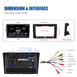 9"4+64GB Car Stereo Radio Bluetooth for Fiat DUCATO Peugeot Boxer Citroen Jumper GPS Navi Android 14 Wireless CarPlay WIFI RDS