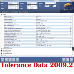 Auto Repair Software Tolerance Data 2009.2 Auto Repair Program Data with Free Keygen Install Video Guide Car Repair Software