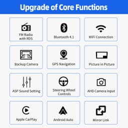 ESSGOO 10"Android 15 4+64G For VW Passat B6 B7 CC Magotan 2010-15 Car Stereo Wireless Carplay GPS Navi Bluetooth RDS WIFI Radio