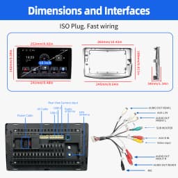 ESSGOO 10"Android 15 4+64G For VW Passat B6 B7 CC Magotan 2010-15 Car Stereo Wireless Carplay GPS Navi Bluetooth RDS WIFI Radio