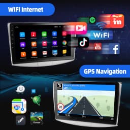 ESSGOO 10"Android 15 4+64G For VW Passat B6 B7 CC Magotan 2010-15 Car Stereo Wireless Carplay GPS Navi Bluetooth RDS WIFI Radio
